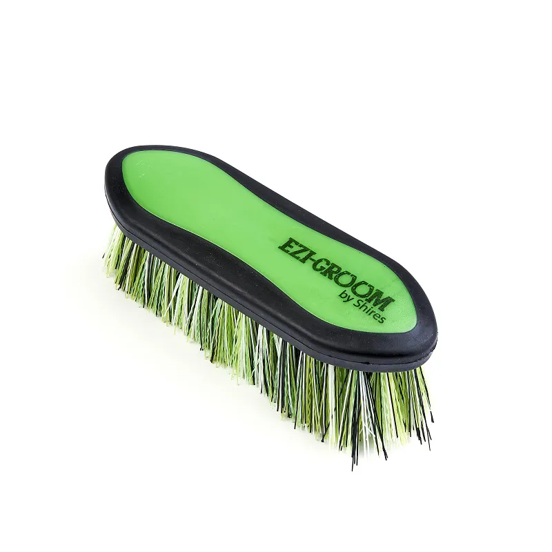 EZI-GROOM Grip Small Dandy Brush in Lime Green